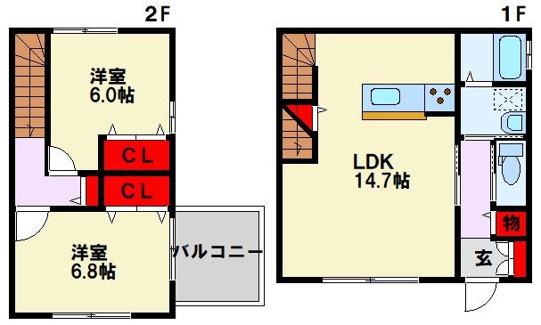 コンフォートヴィヴェールⅡ 間取り