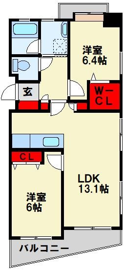 セントラーレⅡ 重厚感のある建具は健在です。