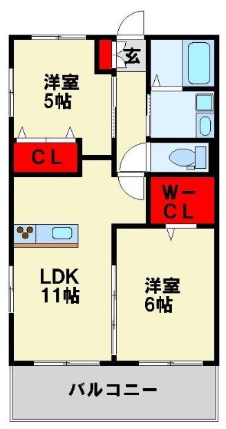 イル・ソーレK Ⅱ 間取り