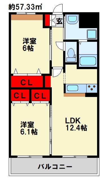 レムリア   間取り