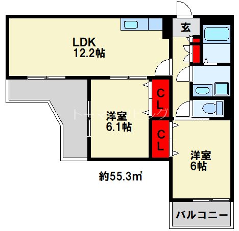 フェルト14  間取り