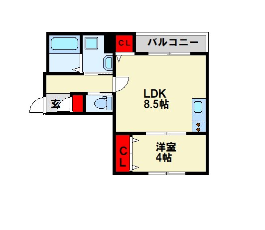 仮)戸畑区牧山新築AP(A棟) 間取り