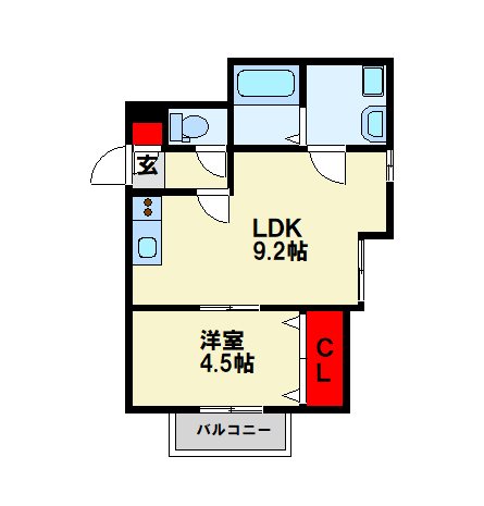仮)戸畑区牧山新築AP(A棟) 間取り