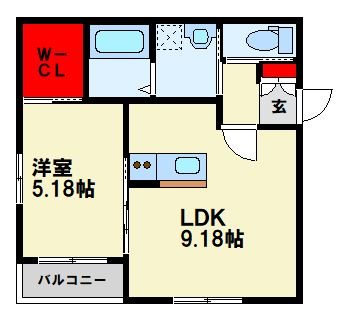 BRAVE BASE 木屋瀬 間取り