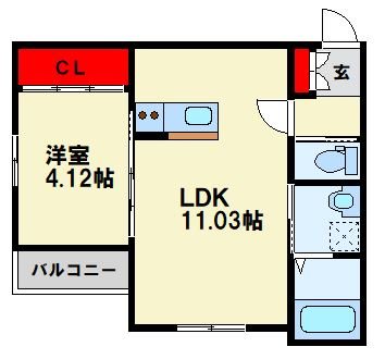 BRAVE BASE 木屋瀬 間取り