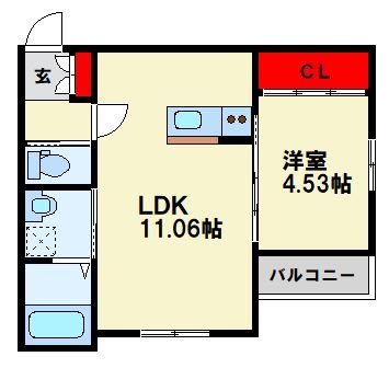 BRAVE BASE 木屋瀬 間取り