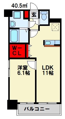 エヴァーグリーンR  間取り図