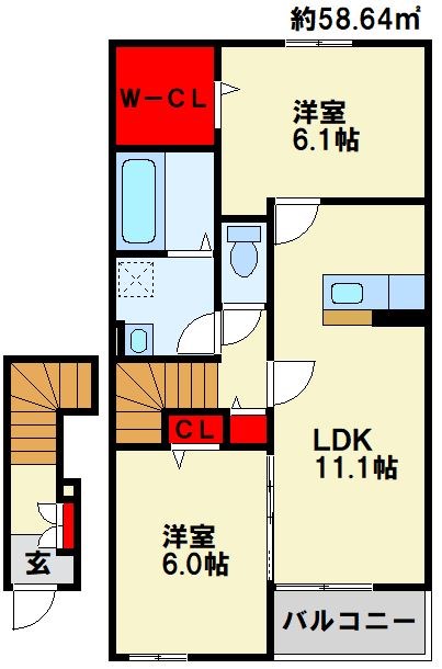 レジデンス　プリュⅣ 間取り