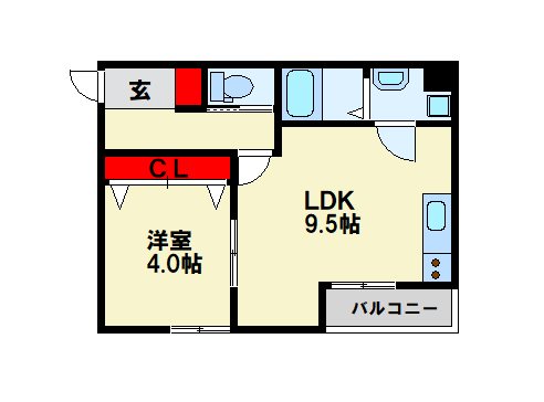 THE NOBLES 戸畑Ⅱ 間取り