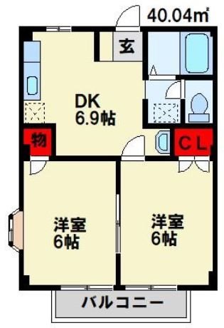 ウッディⅡ 間取り