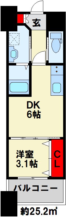 ギャラン竪町 間取り