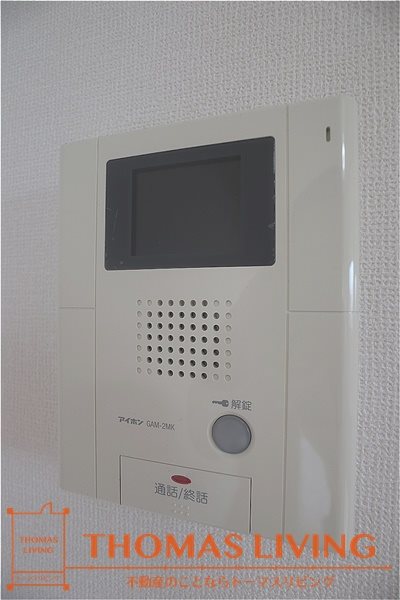 マーベラスハイム 来客者が確認できるモニター付きインターフォン
