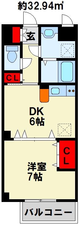 ヴィラージュＢ 間取り