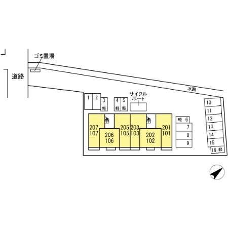 セジュール横代 配置図