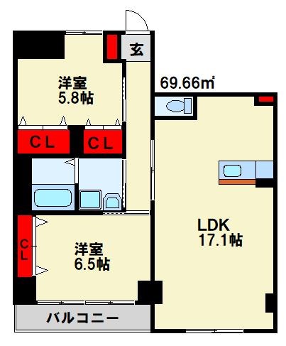 Queen's Garden 間取り