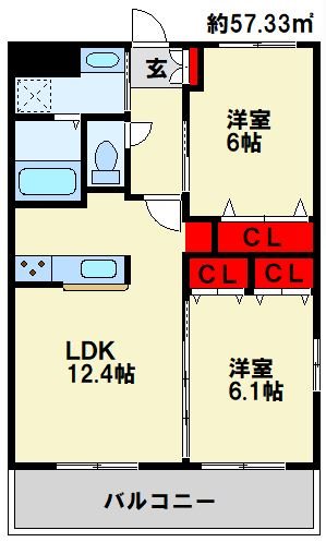 レムリア   間取り