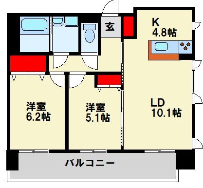 秋桜中間 間取り