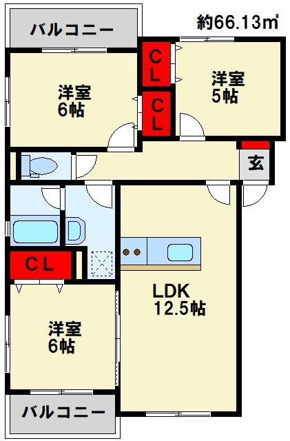 プレステージ大平 間取り
