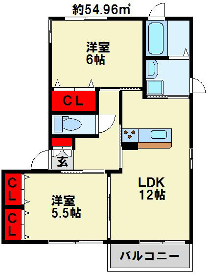 ミュゼ　クレベール 間取り図