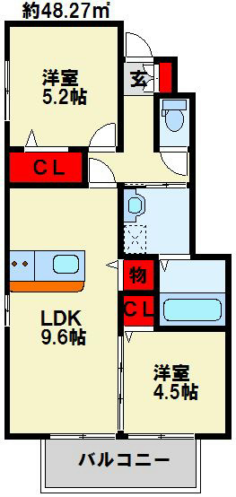 ウィット中井 間取り図