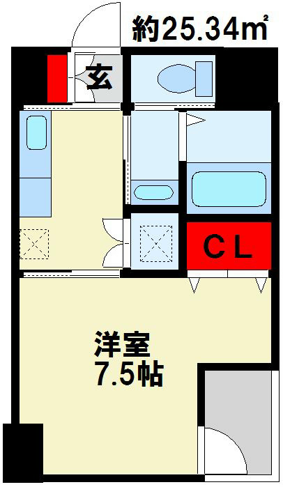 モナトリエ  間取り図