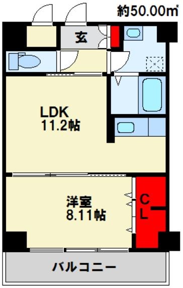 木下鉱産ビルⅤ  クローゼットも大容量です。