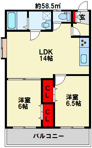 ナーセリー木町 間取り図