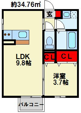 D-room熊本 間取り図