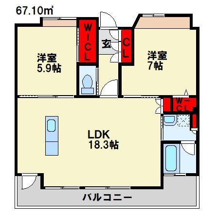 ロイヤル光貞台 間取り