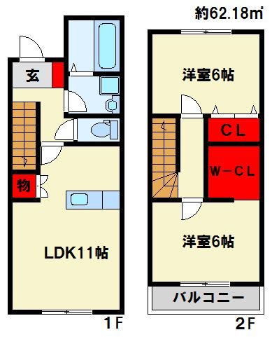 BOX西小倉Ⅰ 間取り