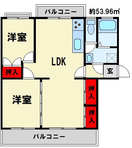 エメラルドタウン本城 E棟 大規模リフォーム済みの物件です！！
