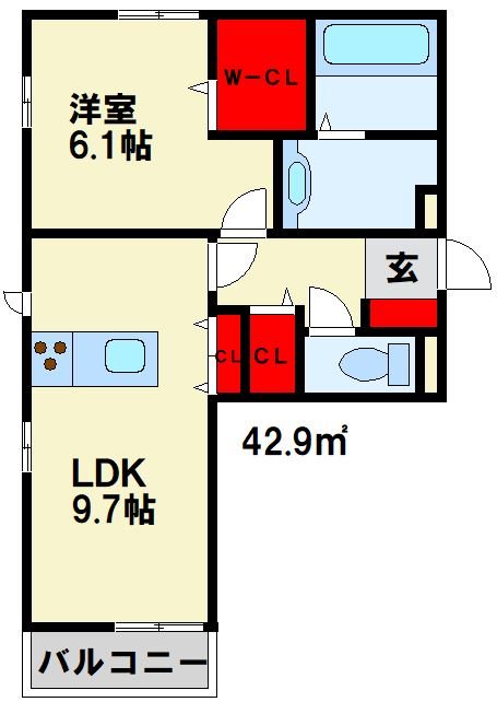 ソレールヴィラⅡ D棟 間取り