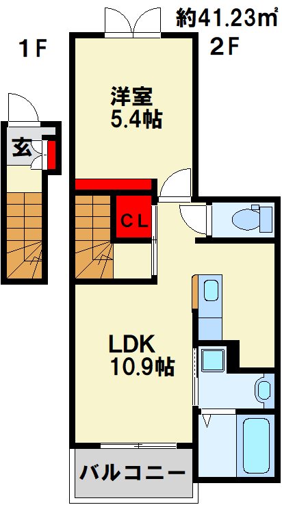 アンブラッセⅡ 間取り