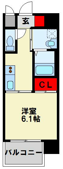 MDIフェリース戸畑駅前 間取り