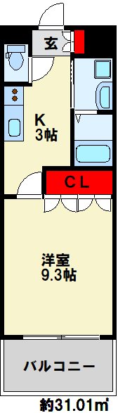 ボンヌールコートK 間取り