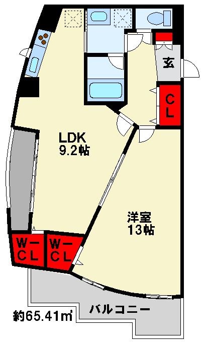 ピュアライフ砂津 間取り