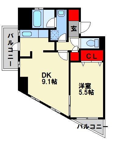 アネシス片野 間取り