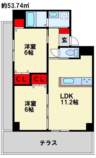 TGボナール浅川台 B棟 間取り