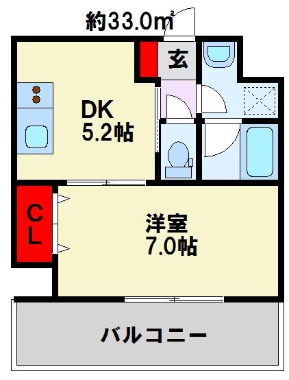 グレイシス浅川Ⅰ 間取り