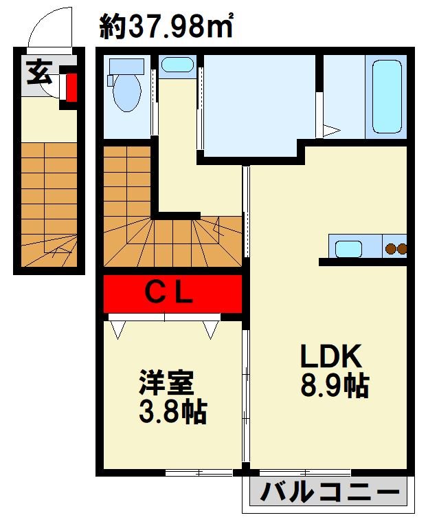 グラン岡垣Ⅳ 間取り