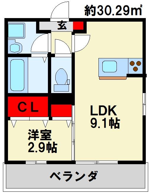 D-ROOM下富野 間取り