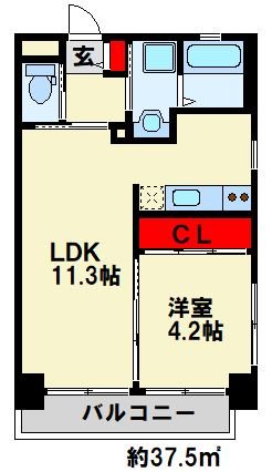 門司ポロニア 間取り図