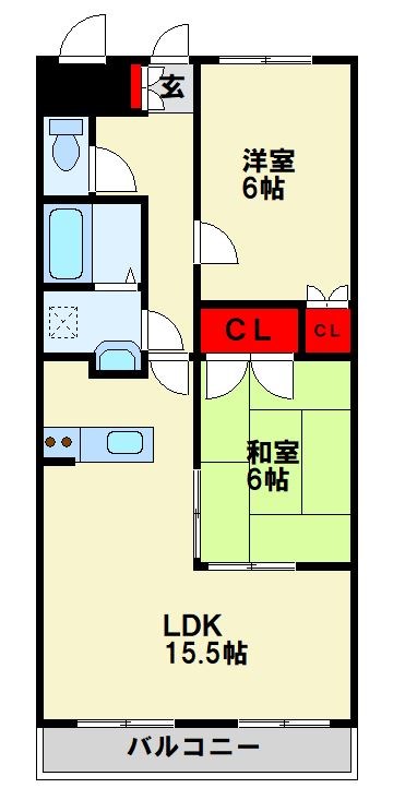 プレアール力丸Ⅰ 間取り