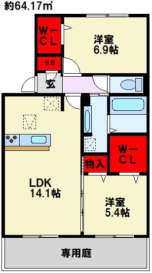 ソレールヴィラ・クレスト 間取り