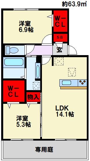 ソレールヴィラ・クレスト 間取り