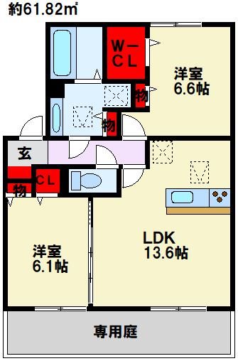 ソレールヴィラ・クレスト 間取り