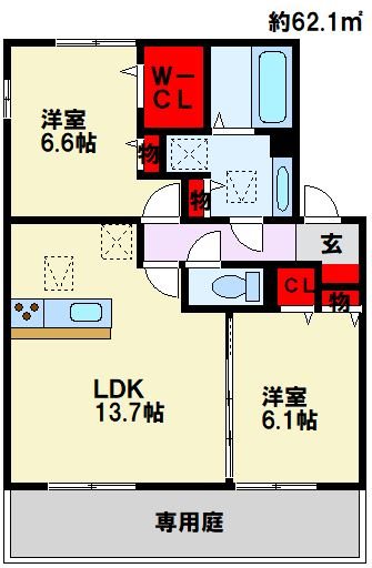 ソレールヴィラ・クレスト 間取り