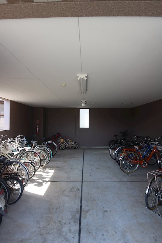 クレール長尾Ⅱ 専用の自転車置き場があります！