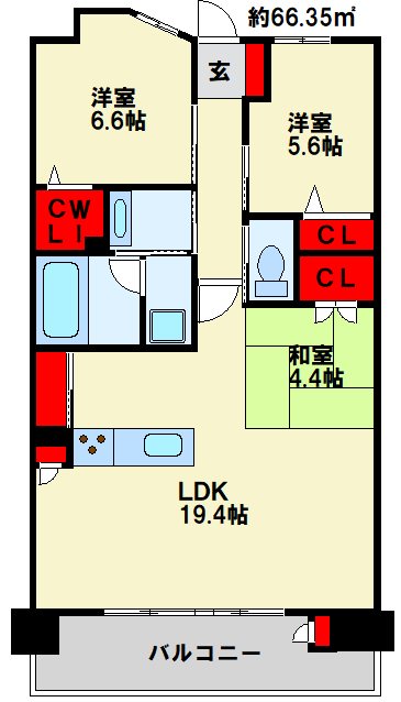 ライブスクエア大手町 間取り