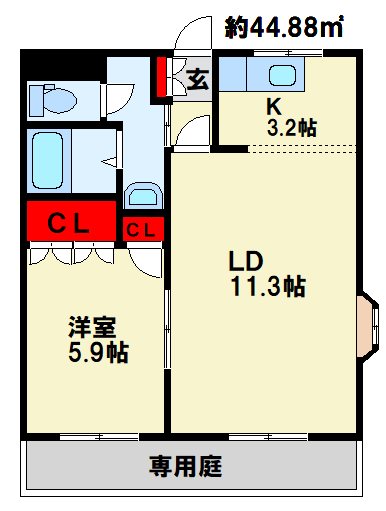 ビアン・フォンティーヌ 間取り